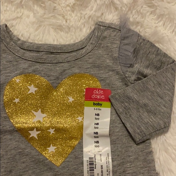 NWT Heat and Stars printed long sleeve tee - Picture 2 of 3